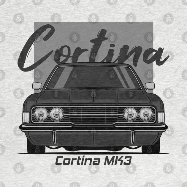 Front Black Cortina MK3 Classic by GoldenTuners